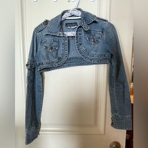 Short Jean jacket sz small